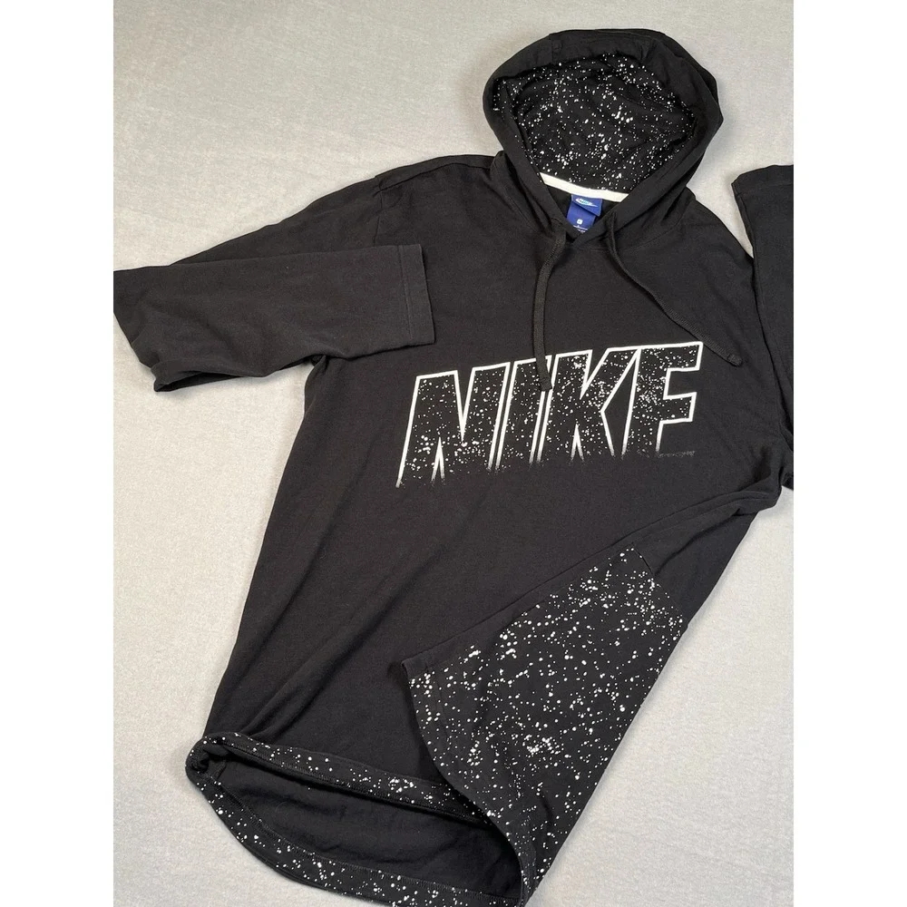 Vintage Nike Sportsware Hoodie Limited‎ Blue Tag LargeSpeckled Multi Lightweight